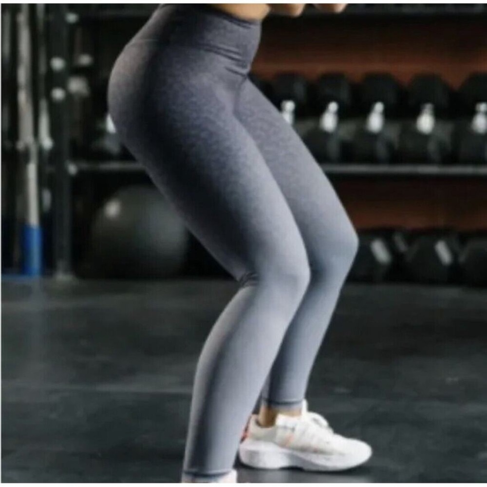 Zyia Gray Leopard Ombre Light n Tight Hi-Rise 7/8 24" size (4)